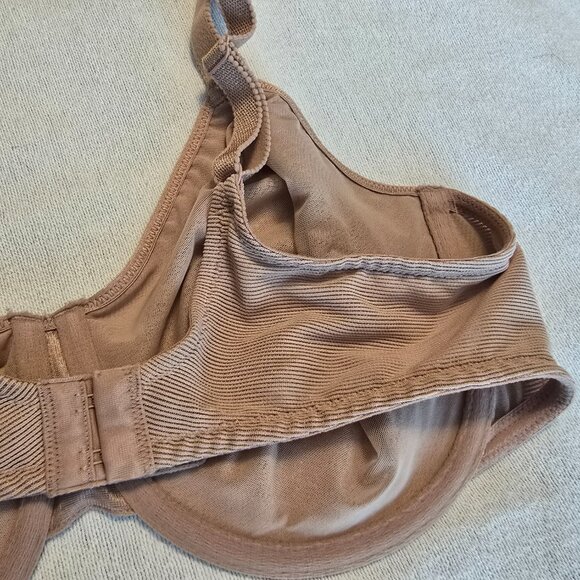 Wacoal Womens Nude Tan Minimizer 38DD Visual Effects Like New Bra #857210 Pretty - Picture 9 of 14